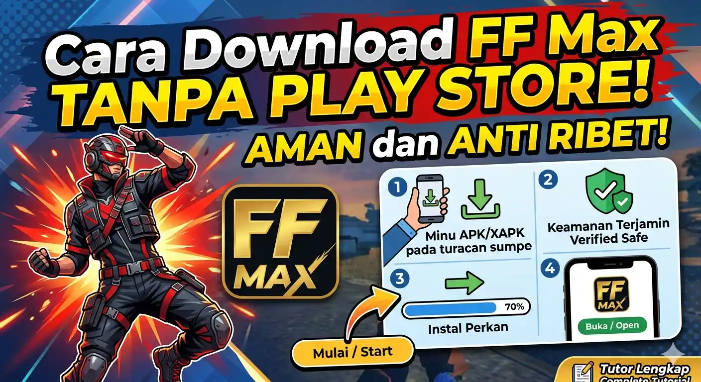 Cara Download FF Max Tanpa Play Store, Aman dan Anti Ribet